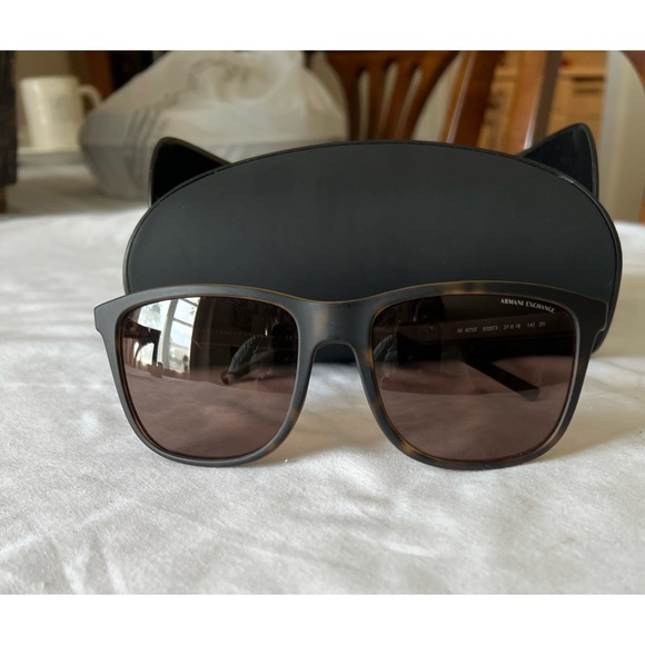 Armani Exchange Black Sunglasses